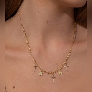NEW Uncommon James Gold Divine Charm Necklace.